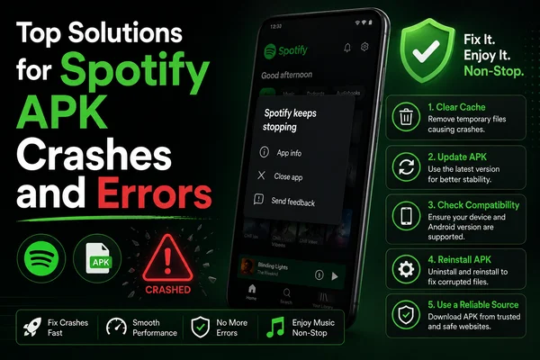Top Solutions for Spotify APK Crashes and Errors